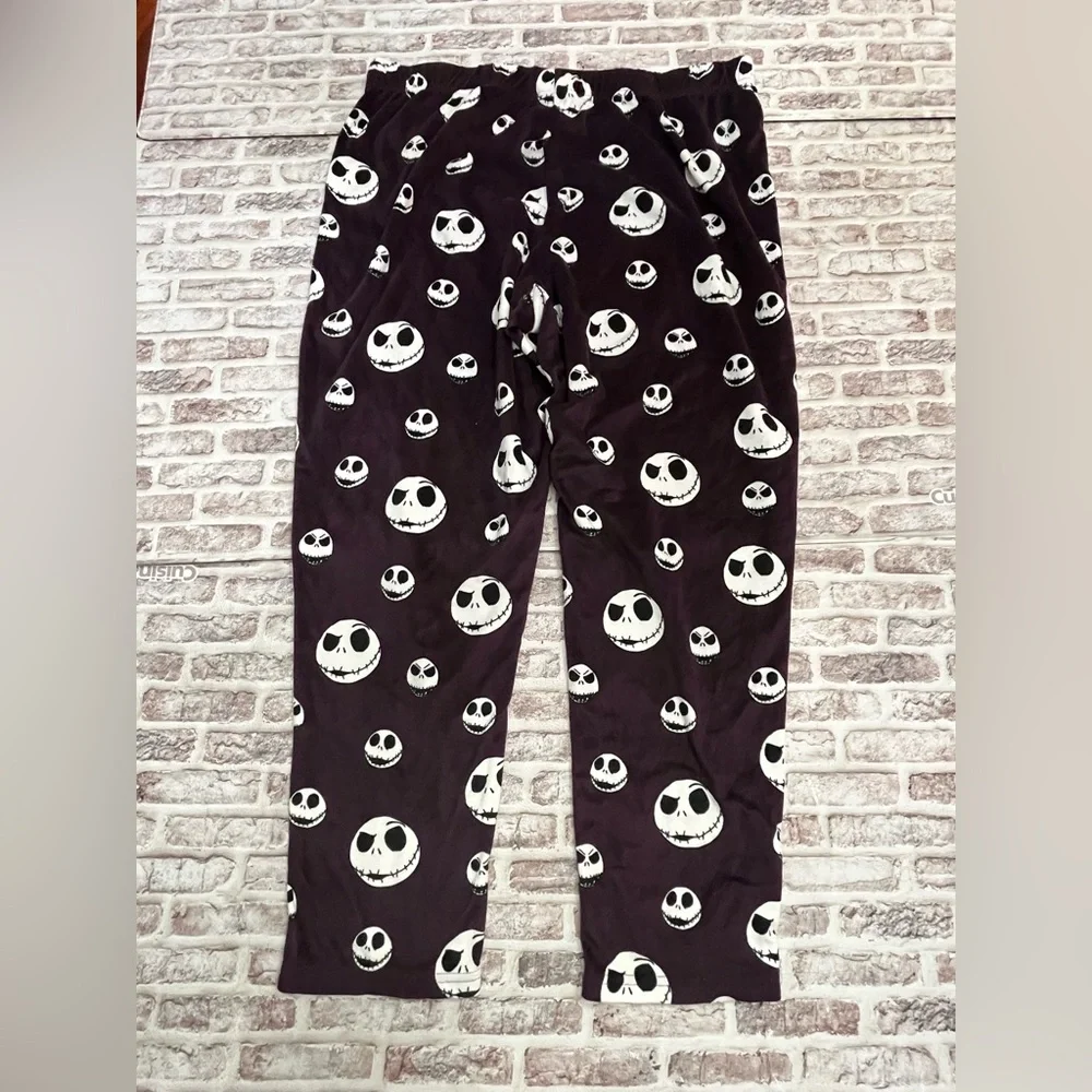 Disney Nightmare Before Xmas Pajama Set 2 Pc Velour Jack Women’s XL 16-18 Purple